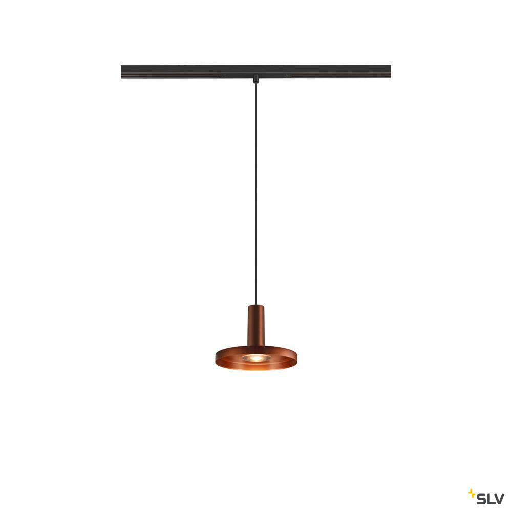 SLV LALU®, pendant light, 48V, Led Base, Mix&Match, 150cm, 8W, 3000K, DALI, bronze 1007747