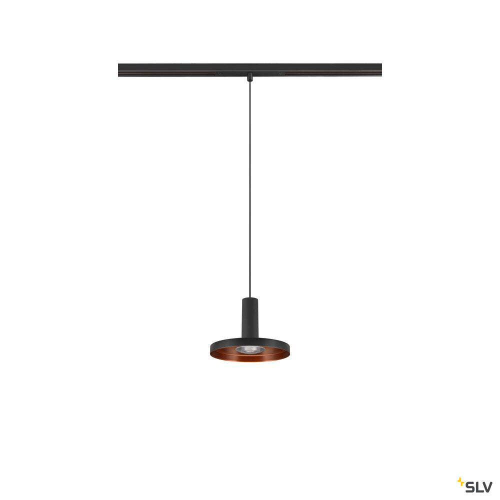 SLV LALU®, pendant light, 48V, Led Base, Mix&Match, 150cm, 8W, 3000K, DALI, black 1007749