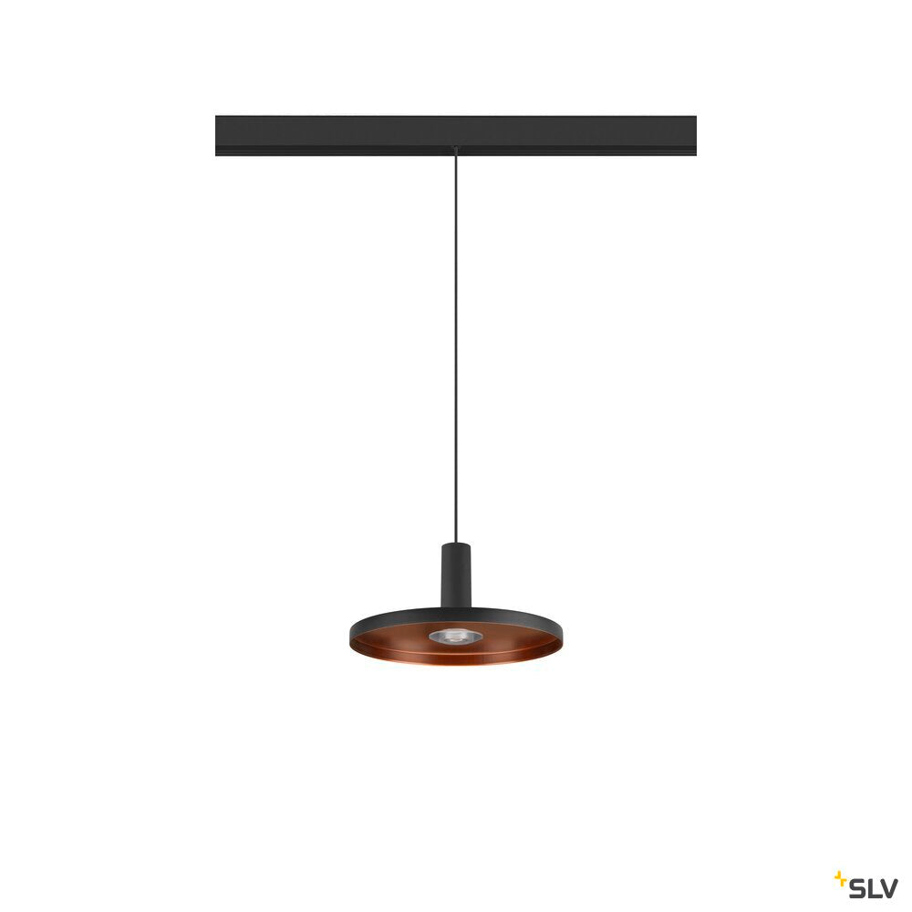 SLV LALU®, pendant light, 48V, Led Base, Mix&Match, 150cm, 8W, 3000K, DALI, black 1007749