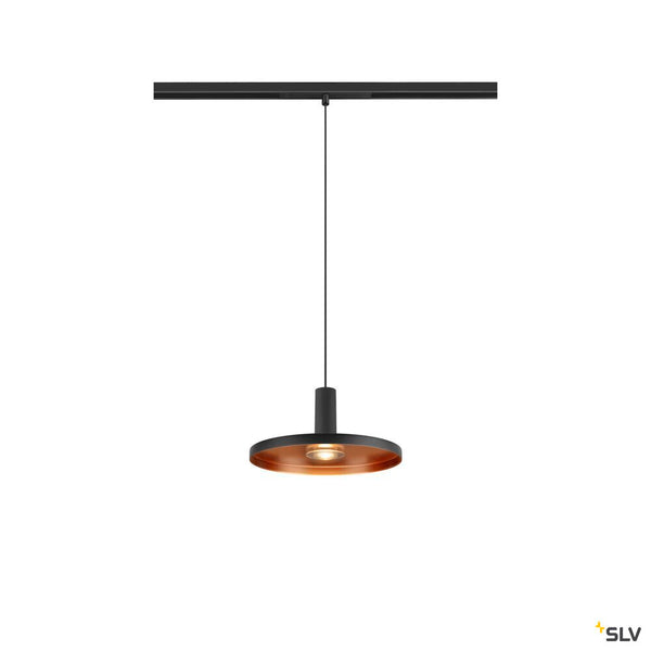 SLV LALU®, 48V pendant light, DALI, LED base, Mix&Match, pendant length 200 cm, 2700/3000K, 40°, black 1010289