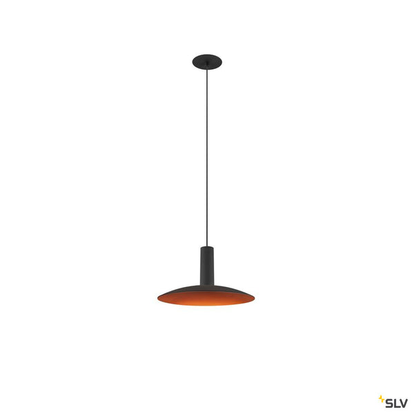 SLV LALU®, pendant light, Led Base, Mix&Match, recessed, 150cm, 9.5W, 3000K, PHASE, black 1007548