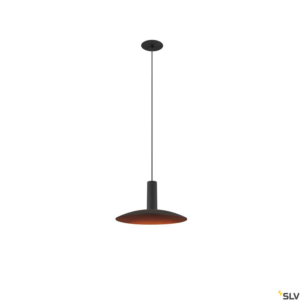 SLV LALU®, pendant light, Led Base, Mix&Match, recessed, 150cm, 9.5W, 3000K, PHASE, black 1007548