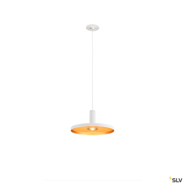 SLV LALU®, pendant light, Led Base, Mix&Match, recessed, 150cm, 9.5W, 3000K, PHASE, white 1007549