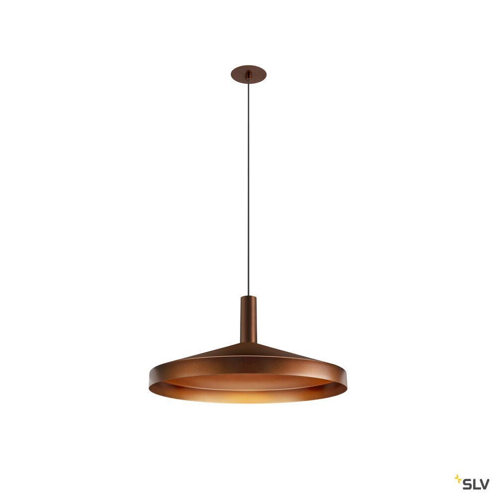 SLV LALU®, pendant light, Led Base, Mix&Match, recessed, 150cm, 9.5W, 3000K, PHASE, bronze 1007550