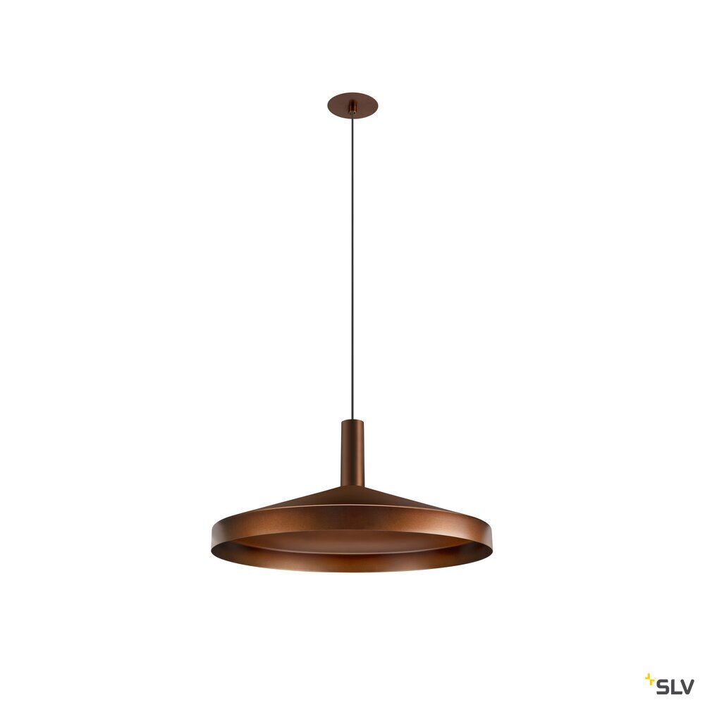 SLV LALU®, pendant light, Led Base, Mix&Match, recessed, 150cm, 9.5W, 3000K, PHASE, bronze 1007550