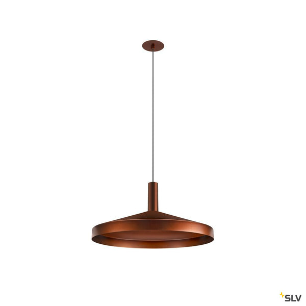 SLV LALU®, pendant light, Led Base, Mix&Match, recessed, 150cm, 9.5W, 3000K, PHASE, bronze 1007550