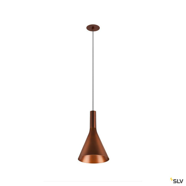 SLV LALU®, pendant light, Led Base, Mix&Match, recessed, 150cm, 9.5W, 3000K, PHASE, bronze 1007550