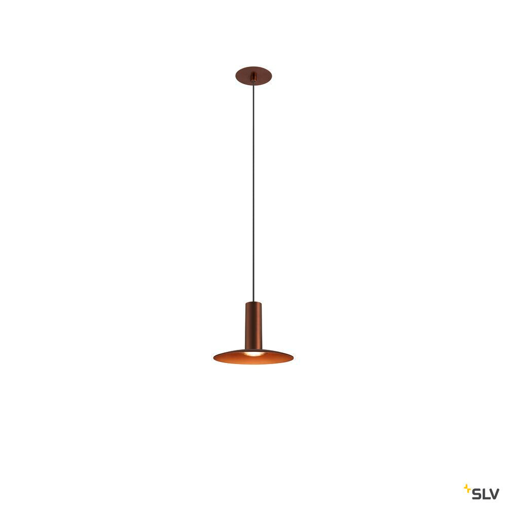 SLV LALU®, pendant light, Led Base, Mix&Match, recessed, 150cm, 9.5W, 3000K, PHASE, bronze 1007550