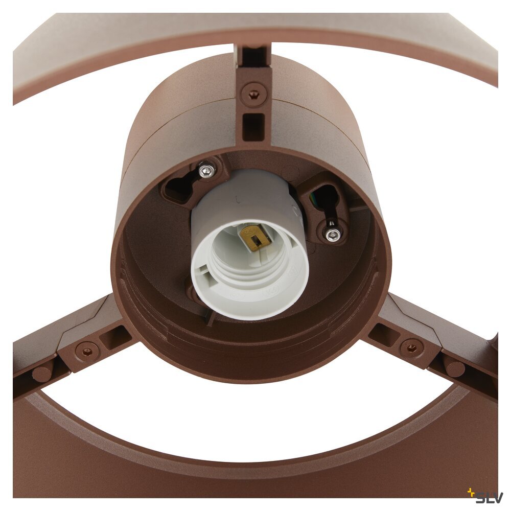 SLV PHOTONI, ceiling-mounted light, conical, 1x max. 13W, E27, rust 1007582