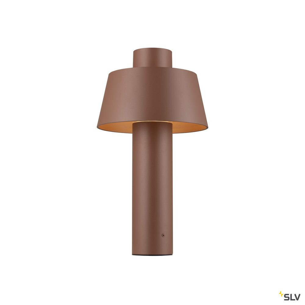 SLV PHOTONI 45, free-standing lamp, E27, 13W, rust 1007583