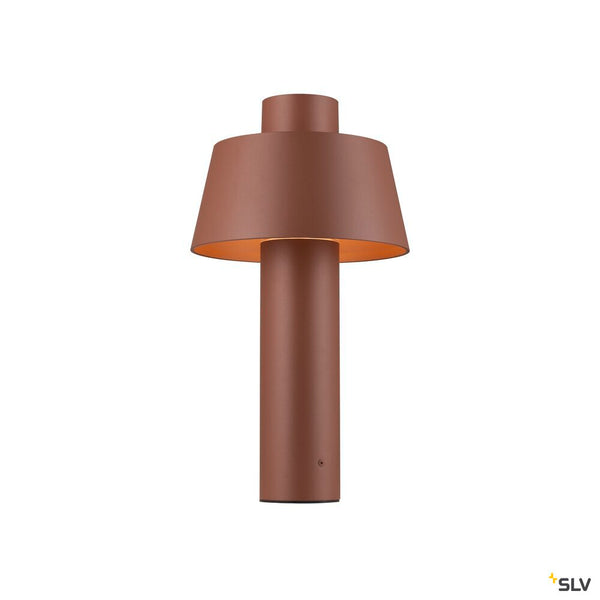 SLV PHOTONI 45, free-standing lamp, E27, 13W, rust 1007583