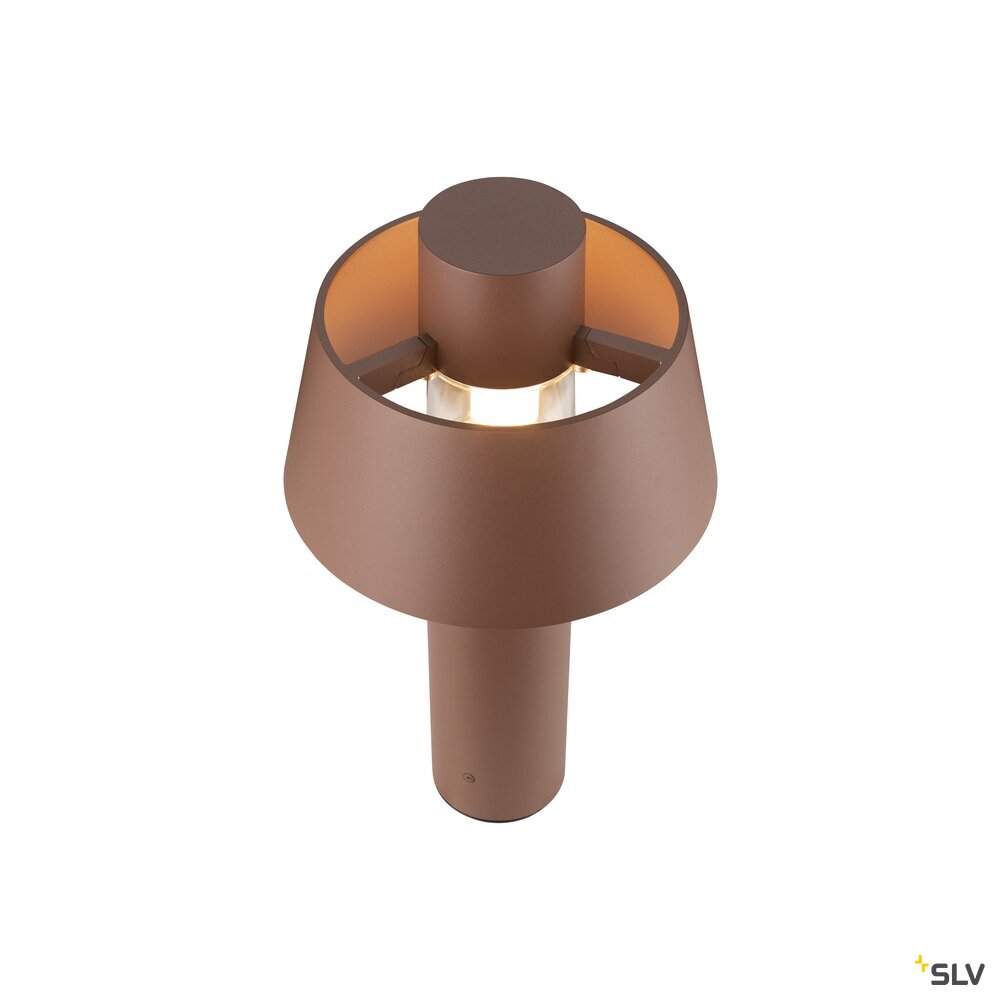 SLV PHOTONI 45, free-standing lamp, E27, 13W, rust 1007583