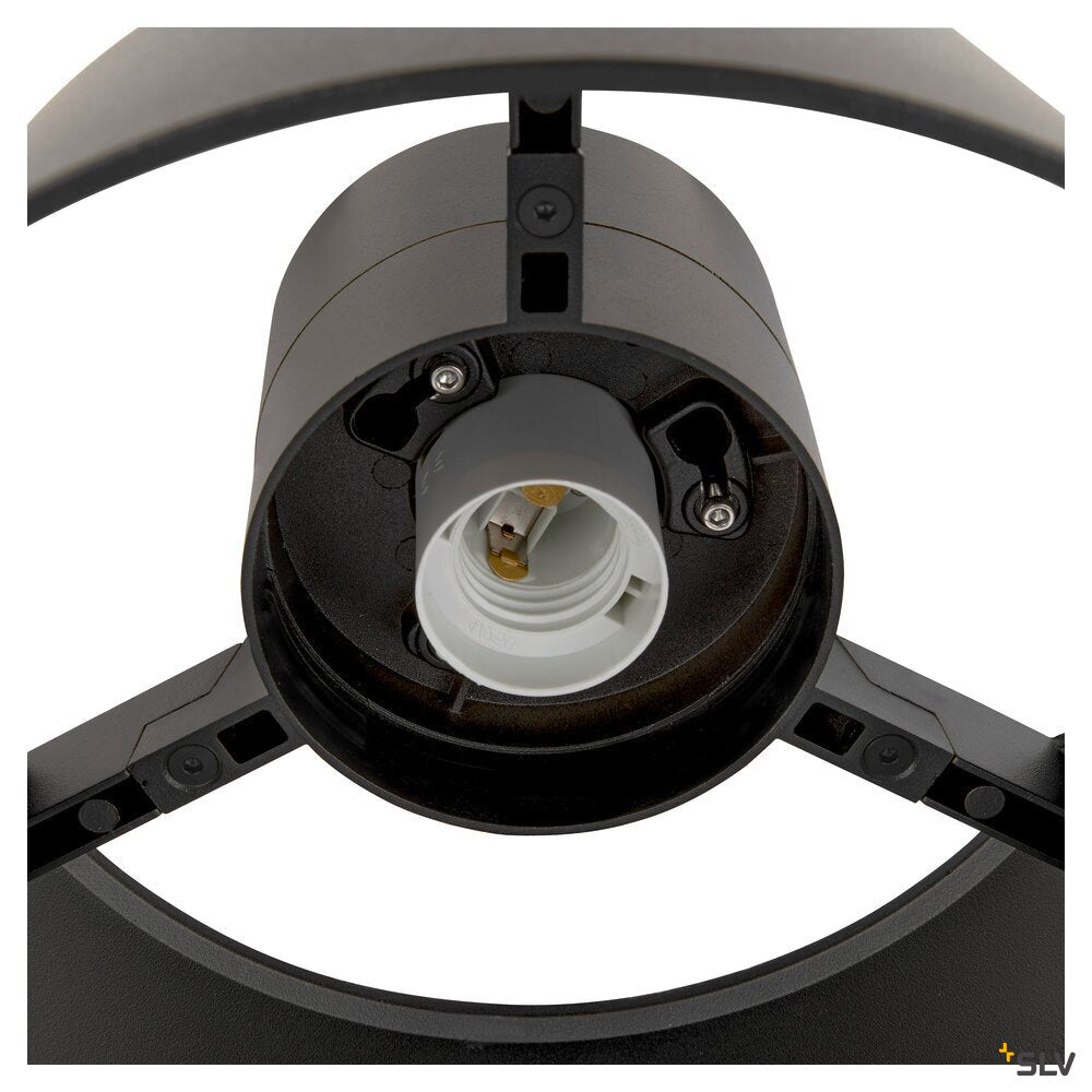 SLV PHOTONI, ceiling-mounted light, conical, 1x max. 13W, E27, black 1007586