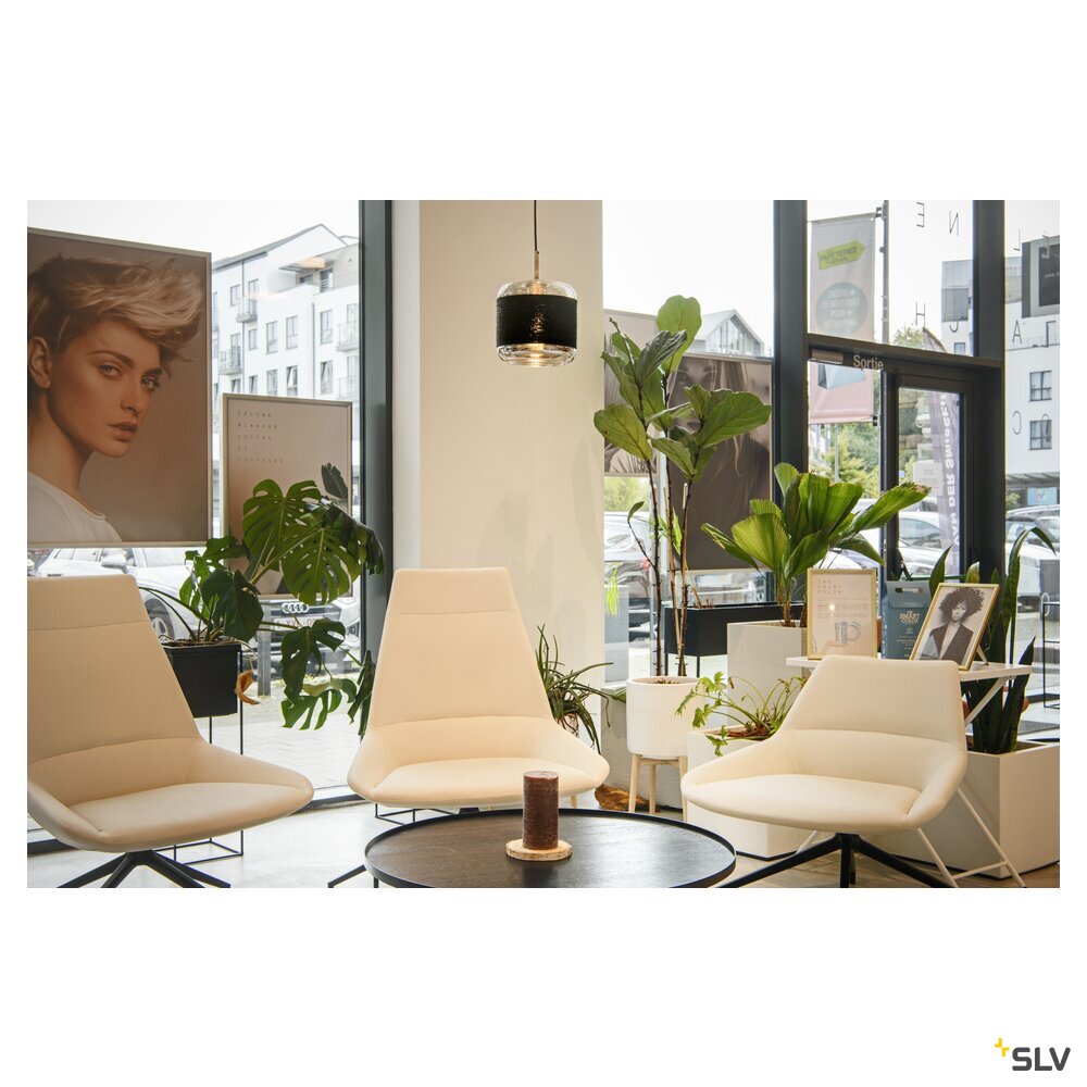 SLV PANTILO ROPE 20, pendant light, 250cm, E27, 15W, silver 1007588