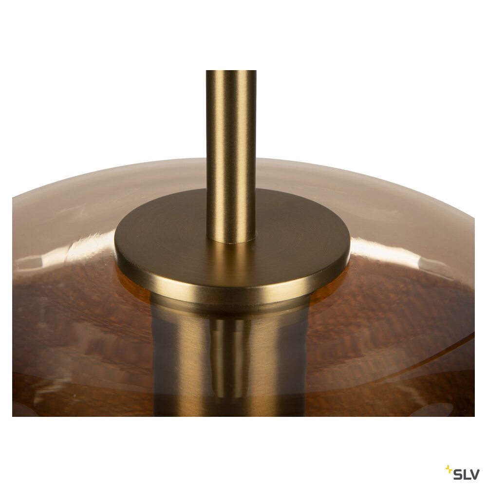 SLV PANTILO ROPE 20, pendant light, 250cm, E27, 15W, gold 1007589