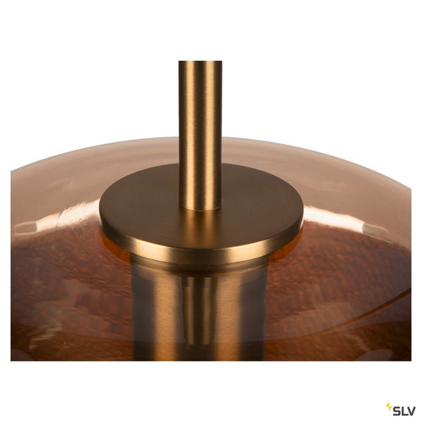 SLV PANTILO ROPE 20, pendant light, 250cm, E27, 15W, gold 1007589