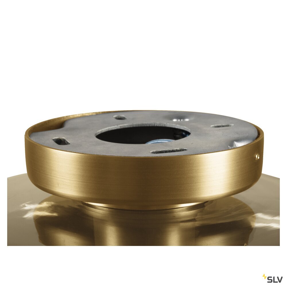SLV PANTILO ROPE 27, wall and ceiling-mounted light, cylindrical, 1x max. 15W E27, gold 1007591