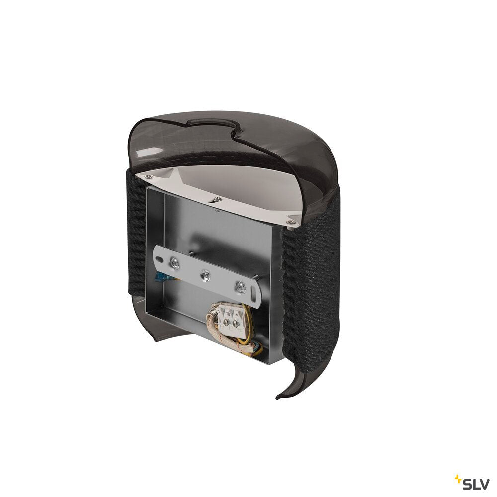 SLV PANTILO ROPE, wall-mounted light, other, 1x max. 15W G9, silver 1007594