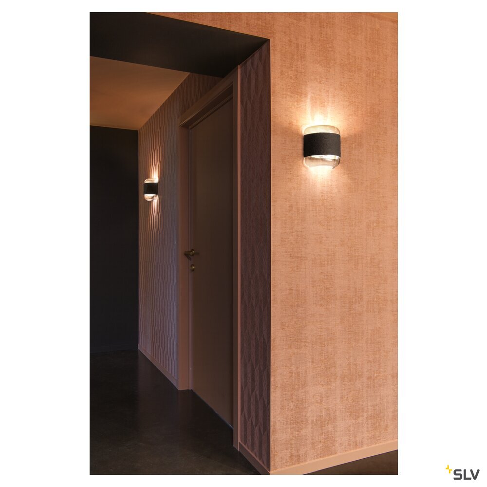 SLV PANTILO ROPE, wall-mounted light, other, 1x max. 15W G9, silver 1007594
