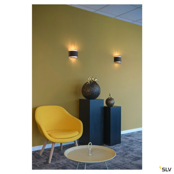 SLV PANTILO ROPE, wall-mounted light, other, 1x max. 15W G9, silver 1007594