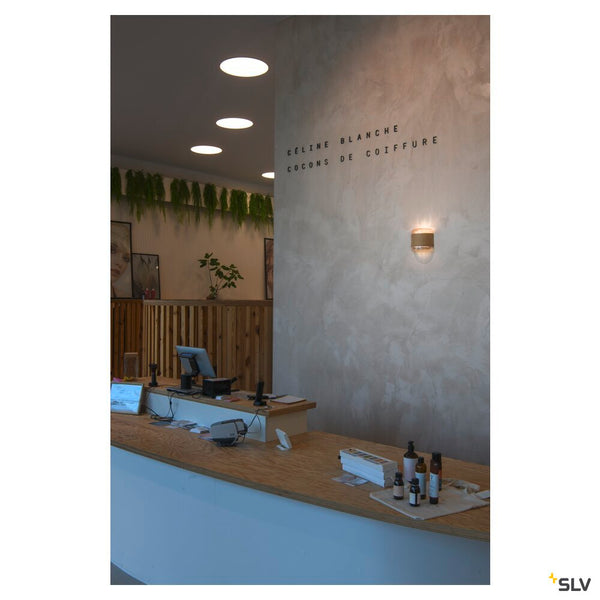SLV PANTILO ROPE, wall-mounted light, other, 1x max. 15W G9, gold 1007595