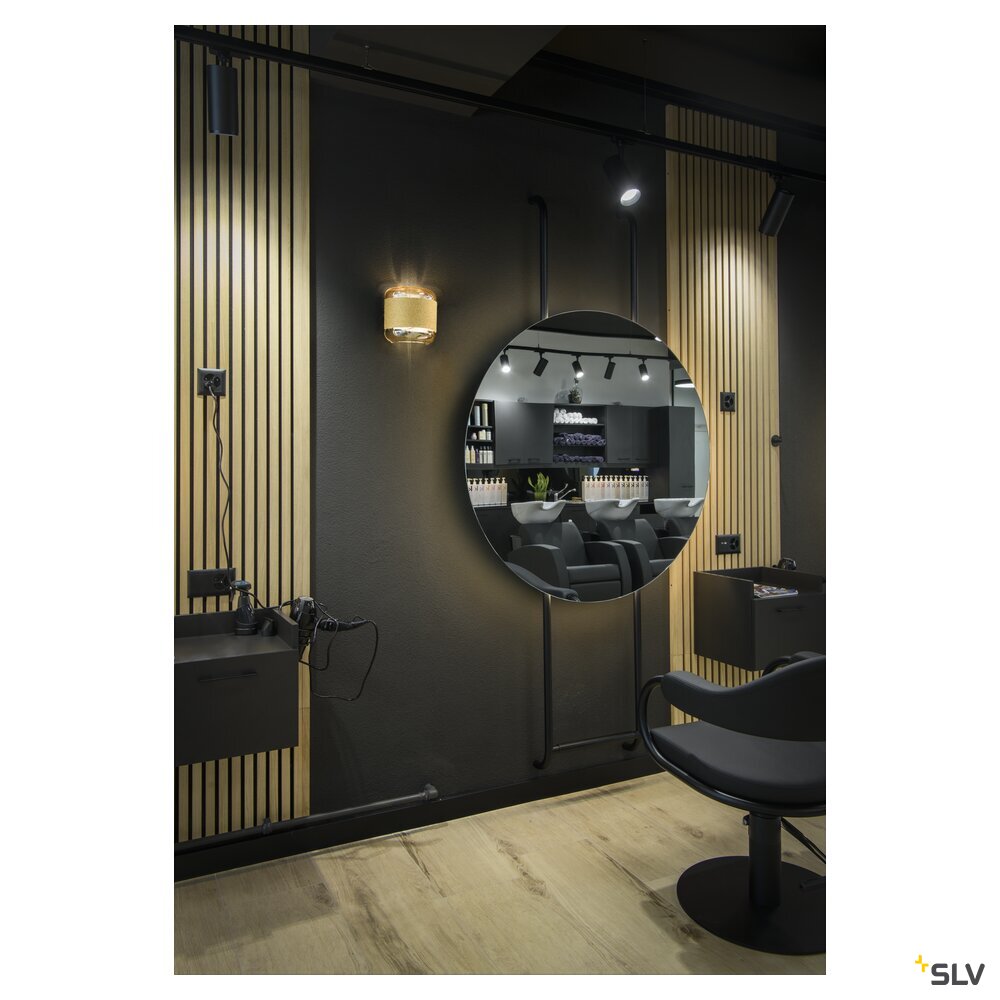 SLV PANTILO ROPE, wall-mounted light, other, 1x max. 15W G9, gold 1007595