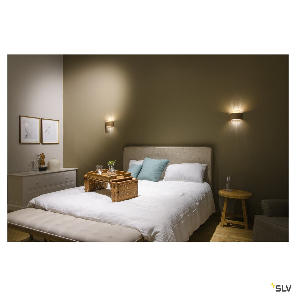 SLV PANTILO ROPE, wall-mounted light, other, 1x max. 15W G9, gold 1007595