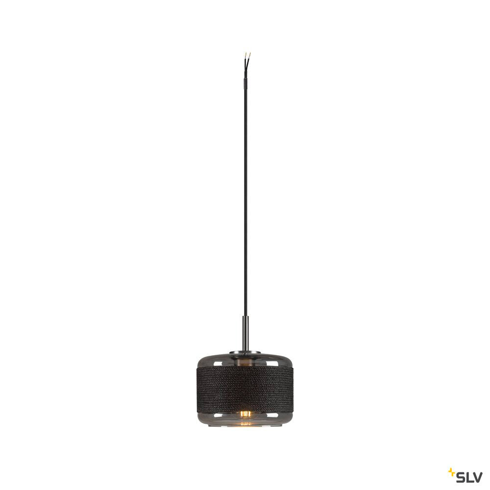 SLV PANTILO ROPE 19, pendant light, 250cm, E27, 15W, silver 1007596