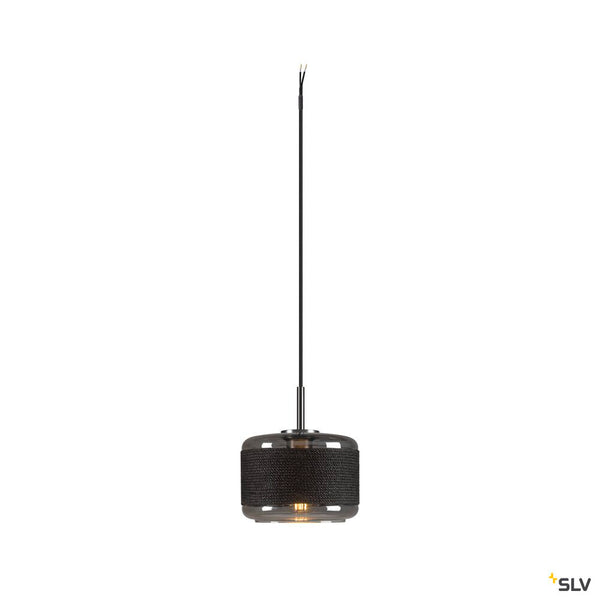 SLV PANTILO ROPE 19, pendant light, 250cm, E27, 15W, silver 1007596