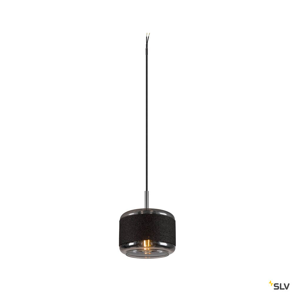 SLV PANTILO ROPE 19, pendant light, 250cm, E27, 15W, silver 1007596