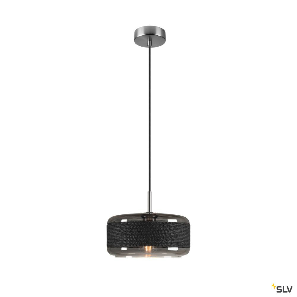 SLV PANTILO ROPE 27, pendant light, 250cm, E27, 15W, silver 1007598