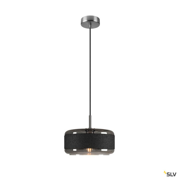 SLV PANTILO ROPE 27, pendant light, 250cm, E27, 15W, silver 1007598