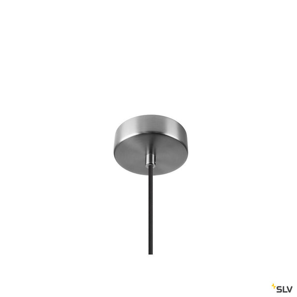 SLV PANTILO ROPE 27, pendant light, 250cm, E27, 15W, silver 1007598