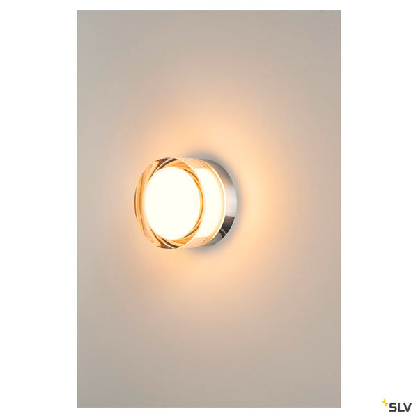 SLV CYFT, wall- and ceiling-mounted light, 2700/3000/4000K, 6.5W, PHASE, black 1007608