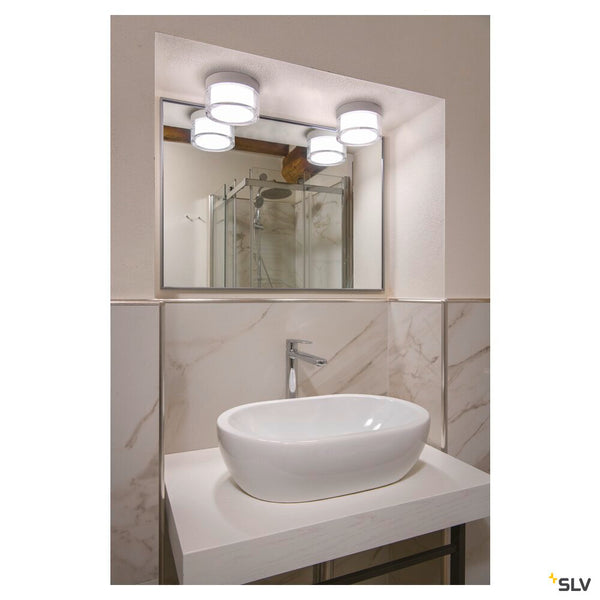 SLV CYFT, wall- and ceiling-mounted light, 2700/3000/4000K, 6.5W, PHASE, black 1007608
