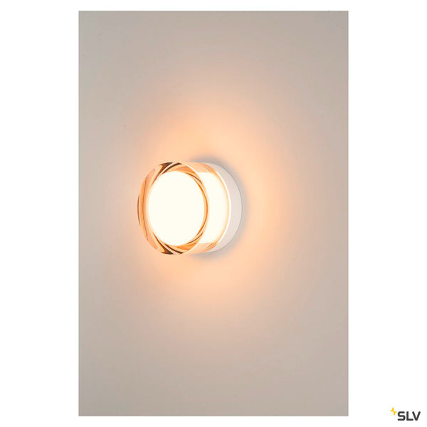 SLV CYFT, wall- and ceiling-mounted light, 2700/3000/4000K, 6.5W, PHASE, black 1007608