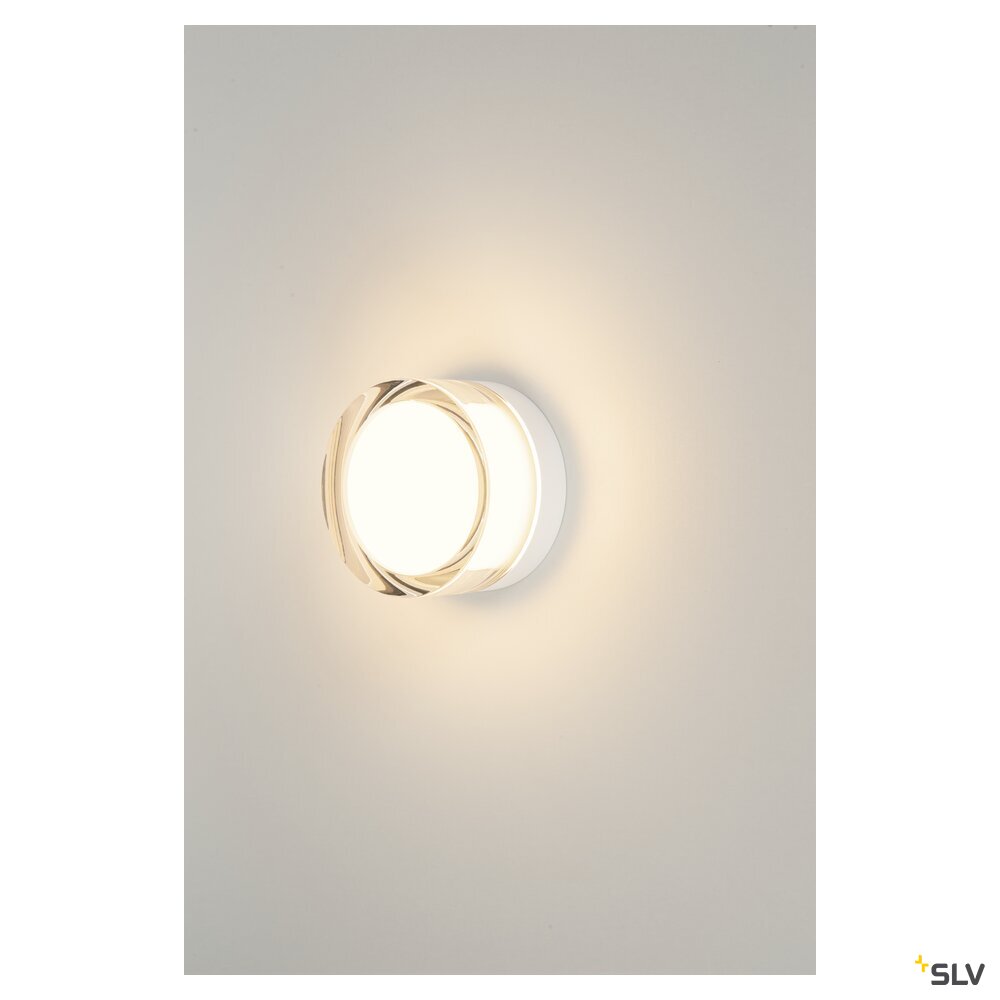 SLV CYFT, wall- and ceiling-mounted light, 2700/3000/4000K, 6.5W, PHASE, black 1007608
