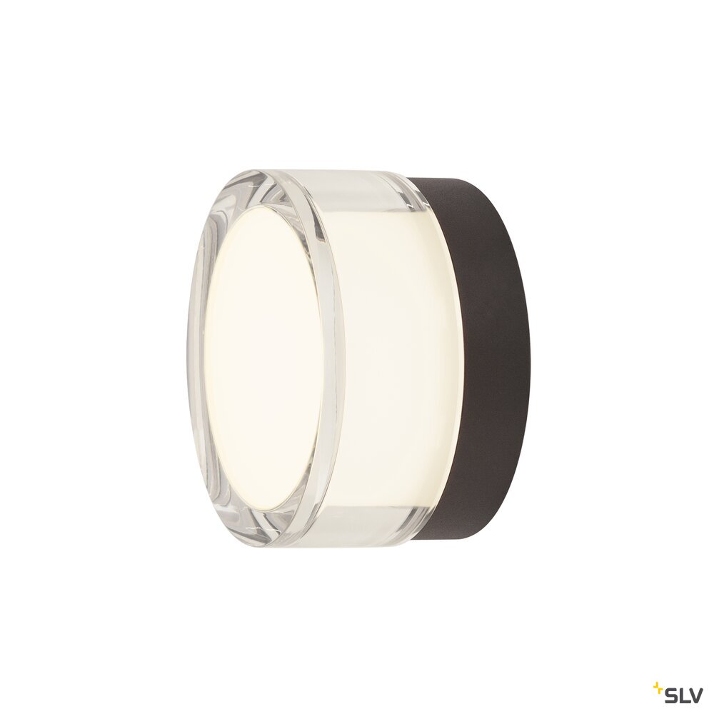 SLV CYFT, wall- and ceiling-mounted light, 2700/3000/4000K, 6.5W, PHASE, black 1007608