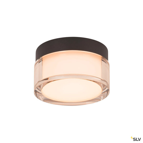 SLV CYFT, wall- and ceiling-mounted light, 2700/3000/4000K, 6.5W, PHASE, black 1007608