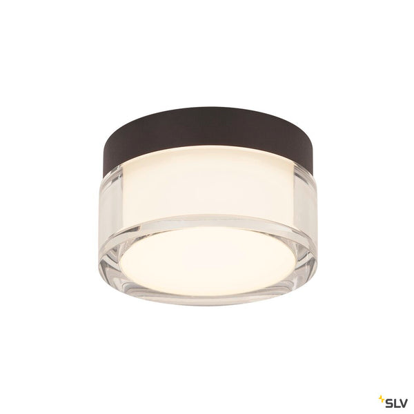 SLV CYFT, wall- and ceiling-mounted light, 2700/3000/4000K, 6.5W, PHASE, black 1007608