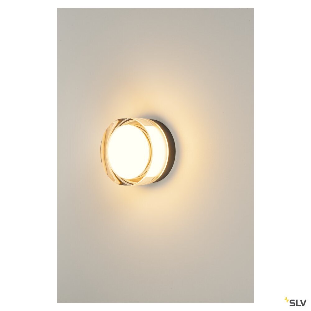 SLV CYFT, wall- and ceiling-mounted light, 2700/3000/4000K, 6.5W, PHASE, black 1007608