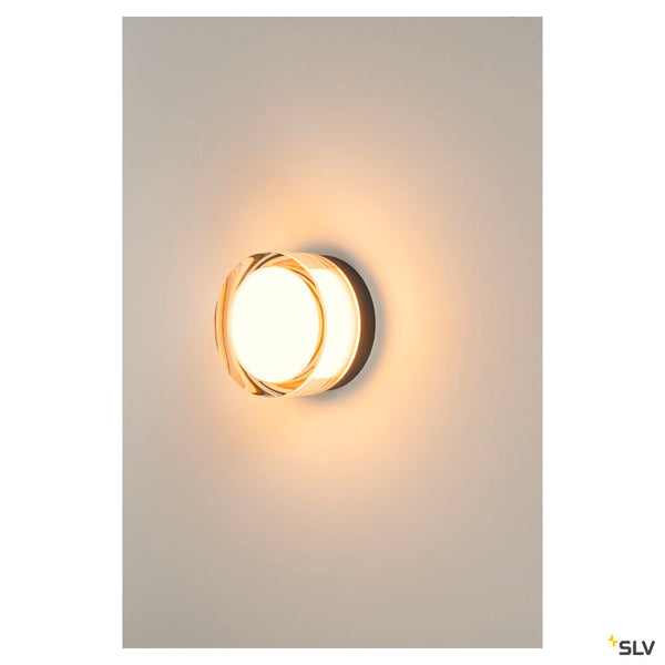 SLV CYFT, wall- and ceiling-mounted light, 2700/3000/4000K, 6.5W, PHASE, black 1007608