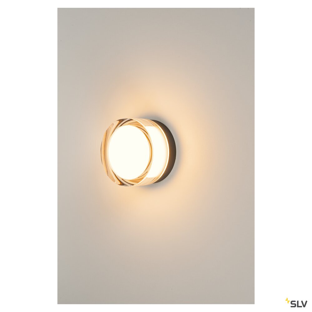 SLV CYFT, wall- and ceiling-mounted light, 2700/3000/4000K, 6.5W, PHASE, black 1007608
