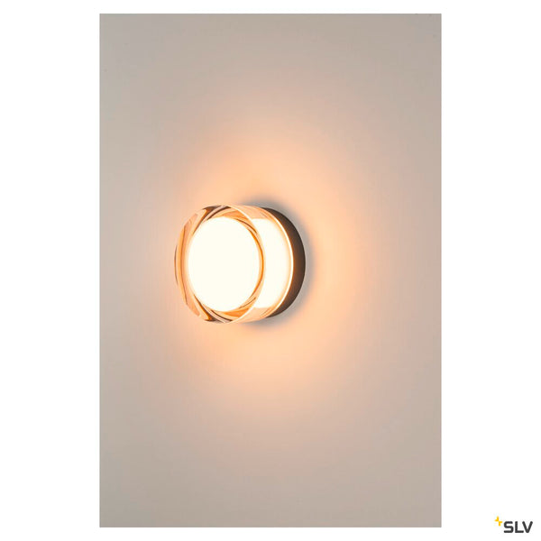 SLV CYFT, wall- and ceiling-mounted light, 2700/3000/4000K, 6.5W, PHASE, black 1007608