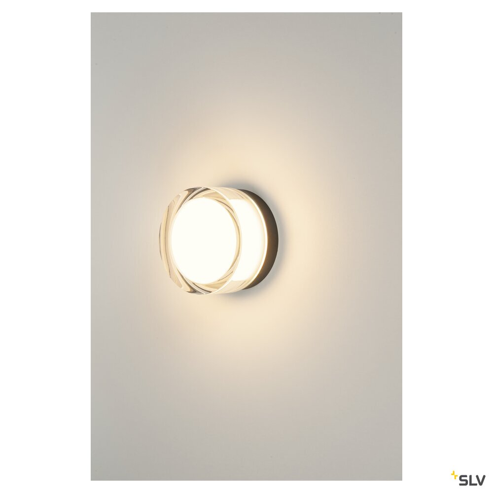 SLV CYFT, wall- and ceiling-mounted light, 2700/3000/4000K, 6.5W, PHASE, black 1007608