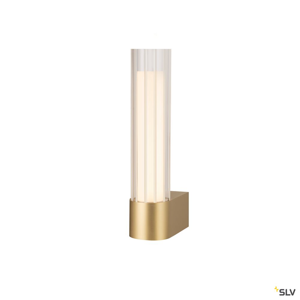 SLV LYGANT single, wall-mounted light, 3000K, 8W, brass 1007612