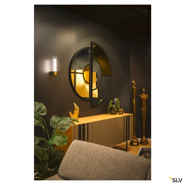 SLV LYGANT single, wall-mounted light, 3000K, 8W, brass 1007612