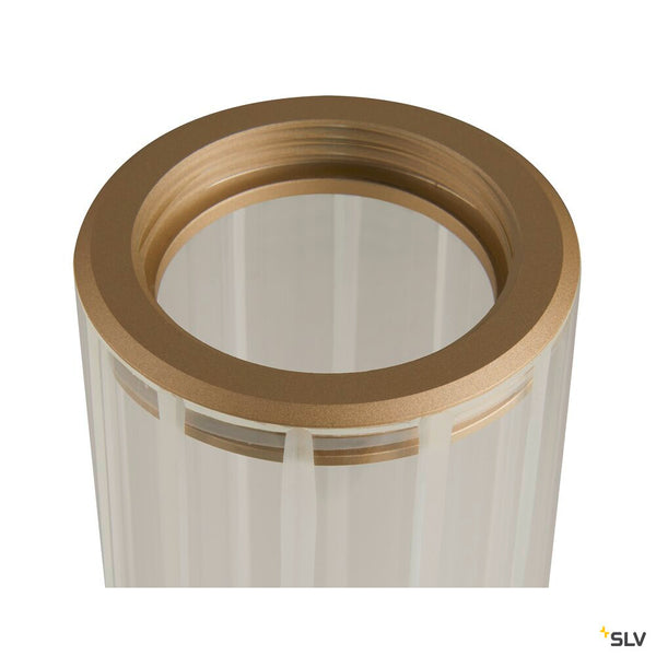 SLV LYGANT single, wall-mounted light, 3000K, 8W, brass 1007612