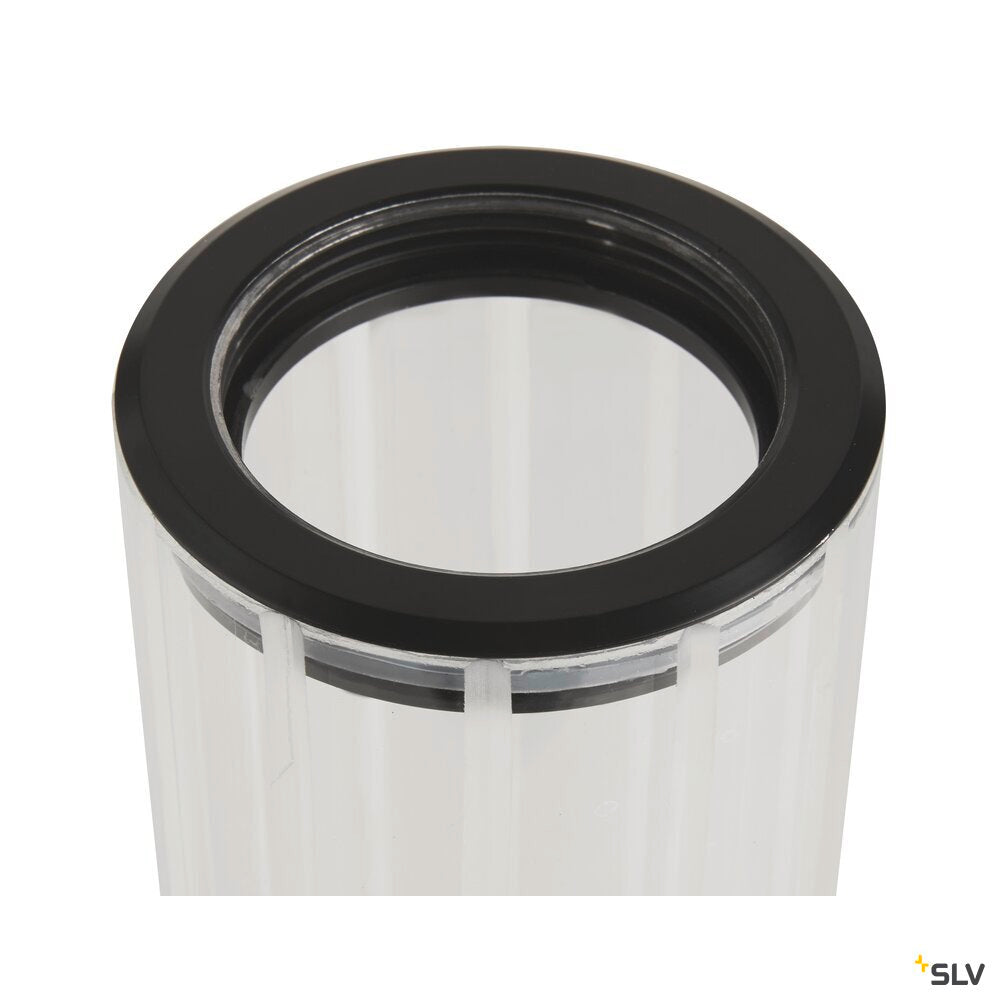 SLV LYGANT single, wall-mounted light, 3000K, 8W, black 1007614