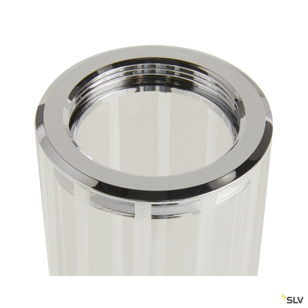 SLV LYGANT single, wall-mounted light, 3000K, 8W, chrome 1007615